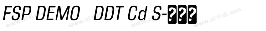 FSP DEMO   DDT Cd S字体转换